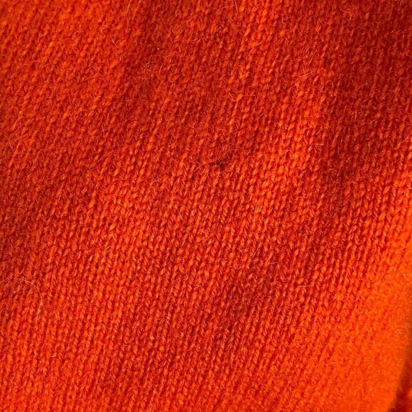 Design History Pure Cashmere Button Front Long‎ Cardigan In Orange Size S - Picture 12 of 12